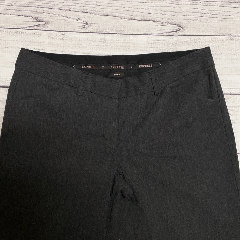 Express Editor Flare Charcoal Jenas Size 6 / S - image 2